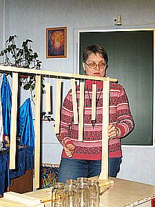 Акустика. Звучание деревянных брусков разной длины